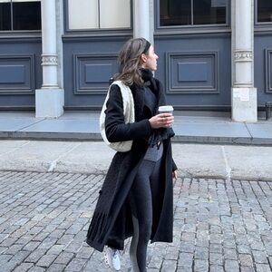 Zara Black Pea Coat